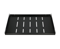 ExtraLink Półka do szaf wiszących 19" 300MM 1U (czarna) - 492328 - zdjęcie 1